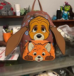 Fox and the Hound Disney Loungefly Mini-backpack