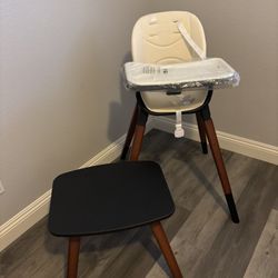 Convertible Wooden High Chair