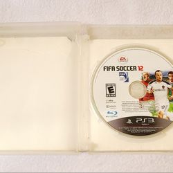 FIFA Soccer 12 Sony Playstation 3 PS3 2011 EA Sports Video Game Disc & Case
