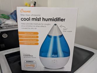 New Crane Filter Free Ultrasonic Cool Mist Humidifier