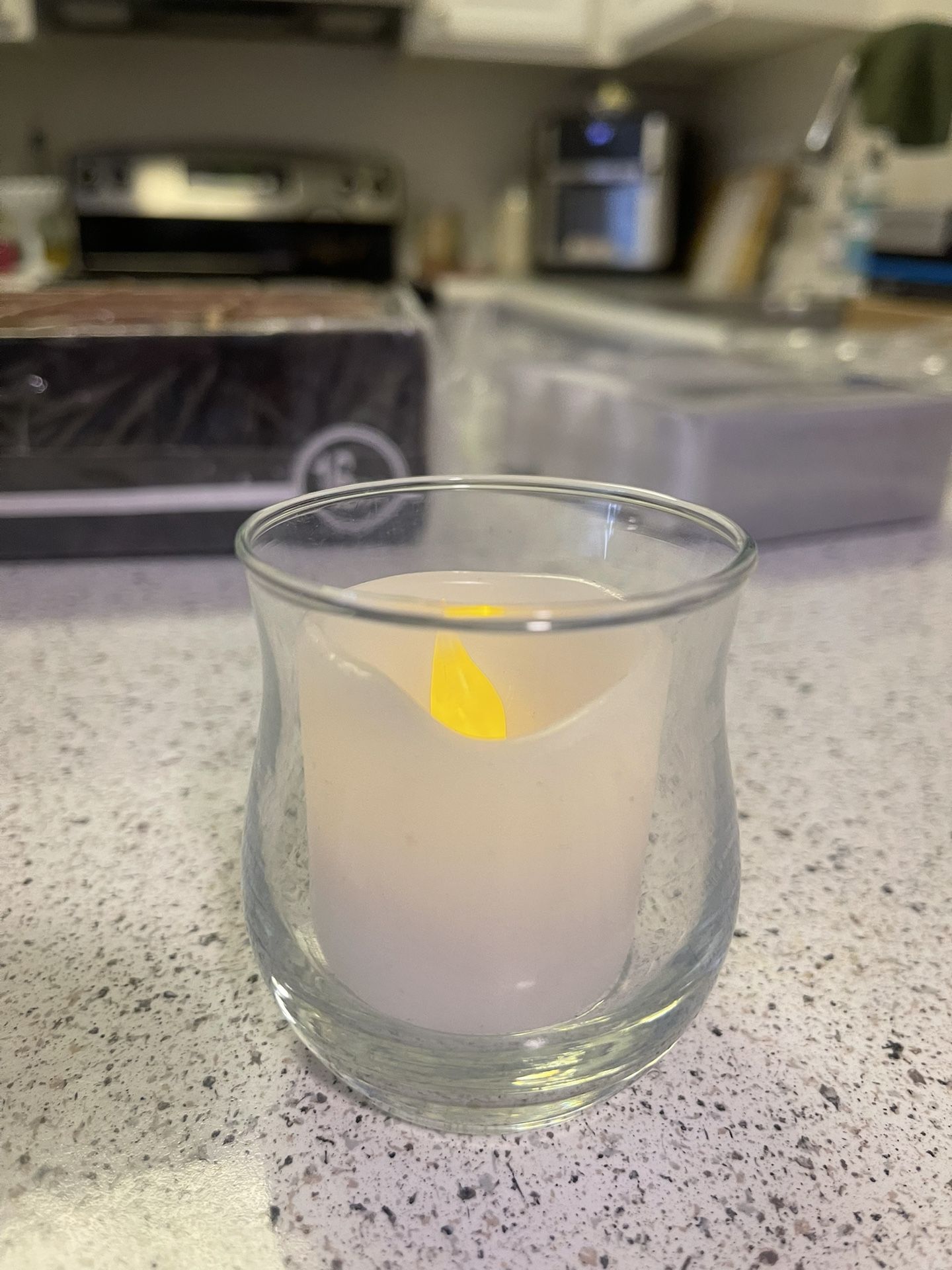 14 Clear Glass Candle Holders