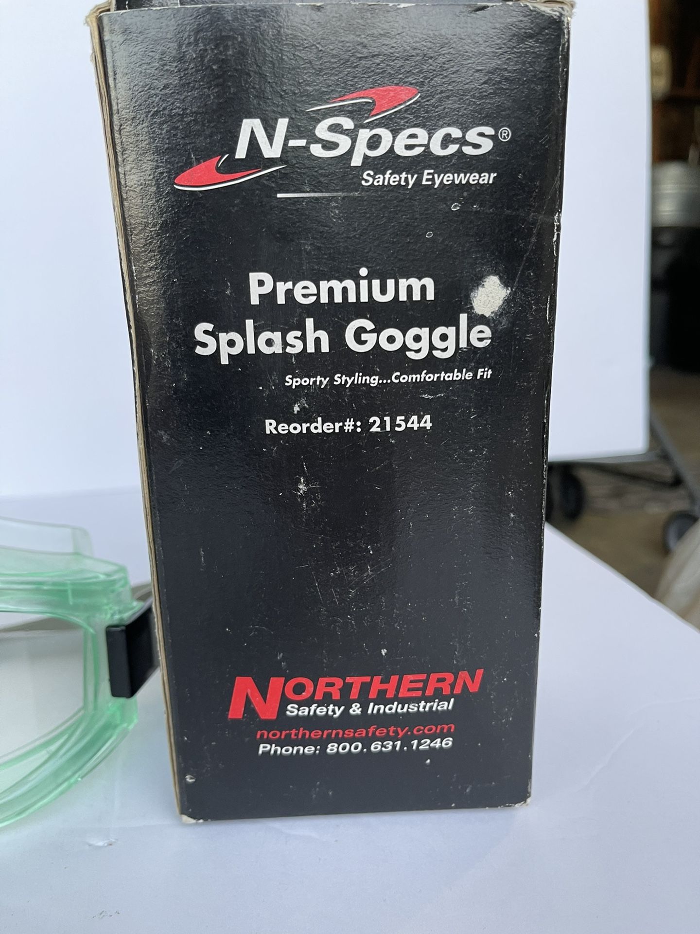 Northern Safety Co. N-Specs Safety Eyewear Premium Splash Goggle 104-21544