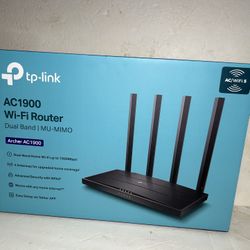 TP-Link AC 1900 Dual Band MU-MIMO Wi-Fi Router Brand New