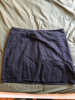 Black cotton skirt