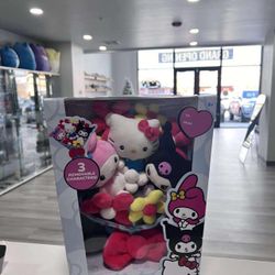 Brand new Hello Kitty and Friends - 12-inch Plush Celebration Bouquet - 9 Plush Included