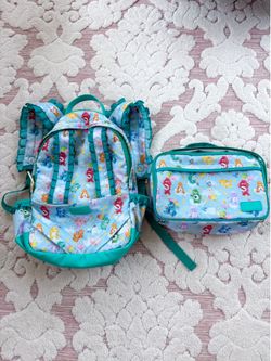 Posh peanut Care Bears backpack and lunchbox