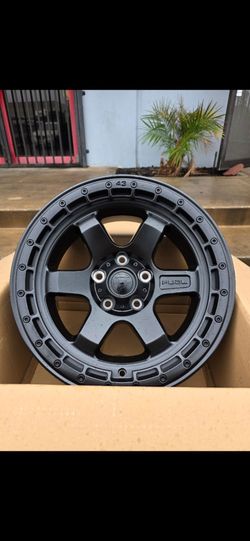 17" FUEL BLOC rims 17x9 -12 offset