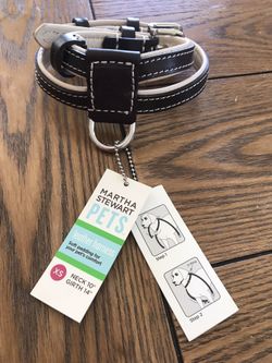 Martha Stewart Pets Leather Dog Harness, XS