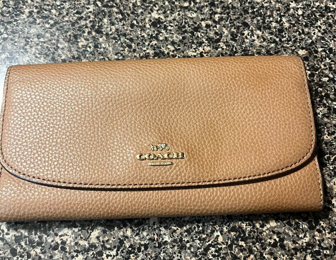 Coach brown leather Wallet