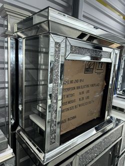 Glass Fire Place