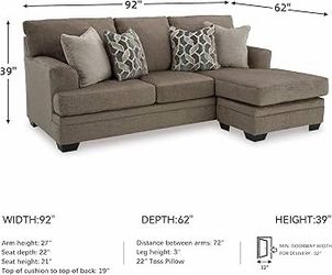 BRAND NEW  💥🚀🚀- Ashley Sofa Stonemeade chaise  $550