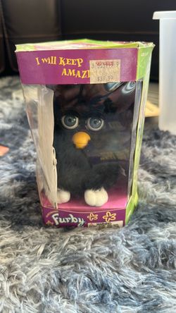 Original Furby Black Electronic Toy in Box