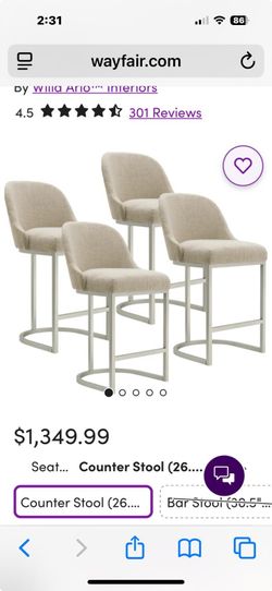 4 Barstools
