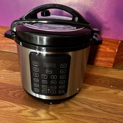  Stainless Steel Electric Pressure Cooker, 12-in-1 Multi Electric Cookers, For Pressure, Rice, Steamer, Yogurt Maker, Slow Cook, New Sliver