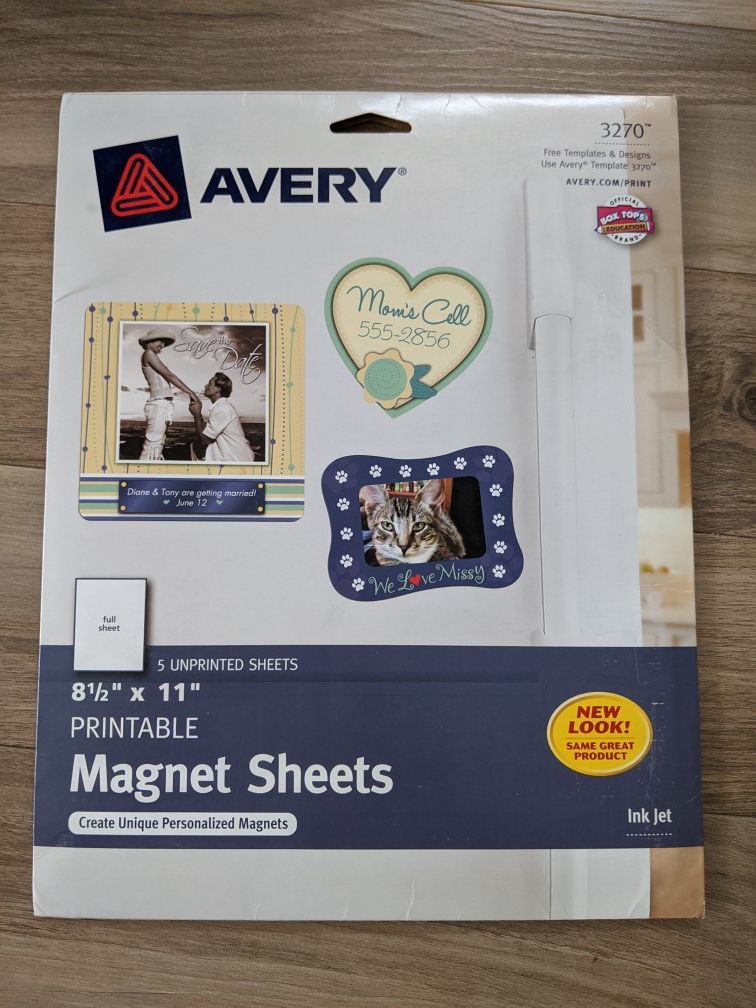 Magnet printable sheets Avery NEW