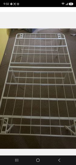 Sturdy Foldable Comfortable White Frame