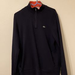 Lacoste 1/4 Zip Pullover Sweater 