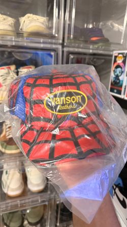 Supreme Vanson Leathers Spiderman Hat