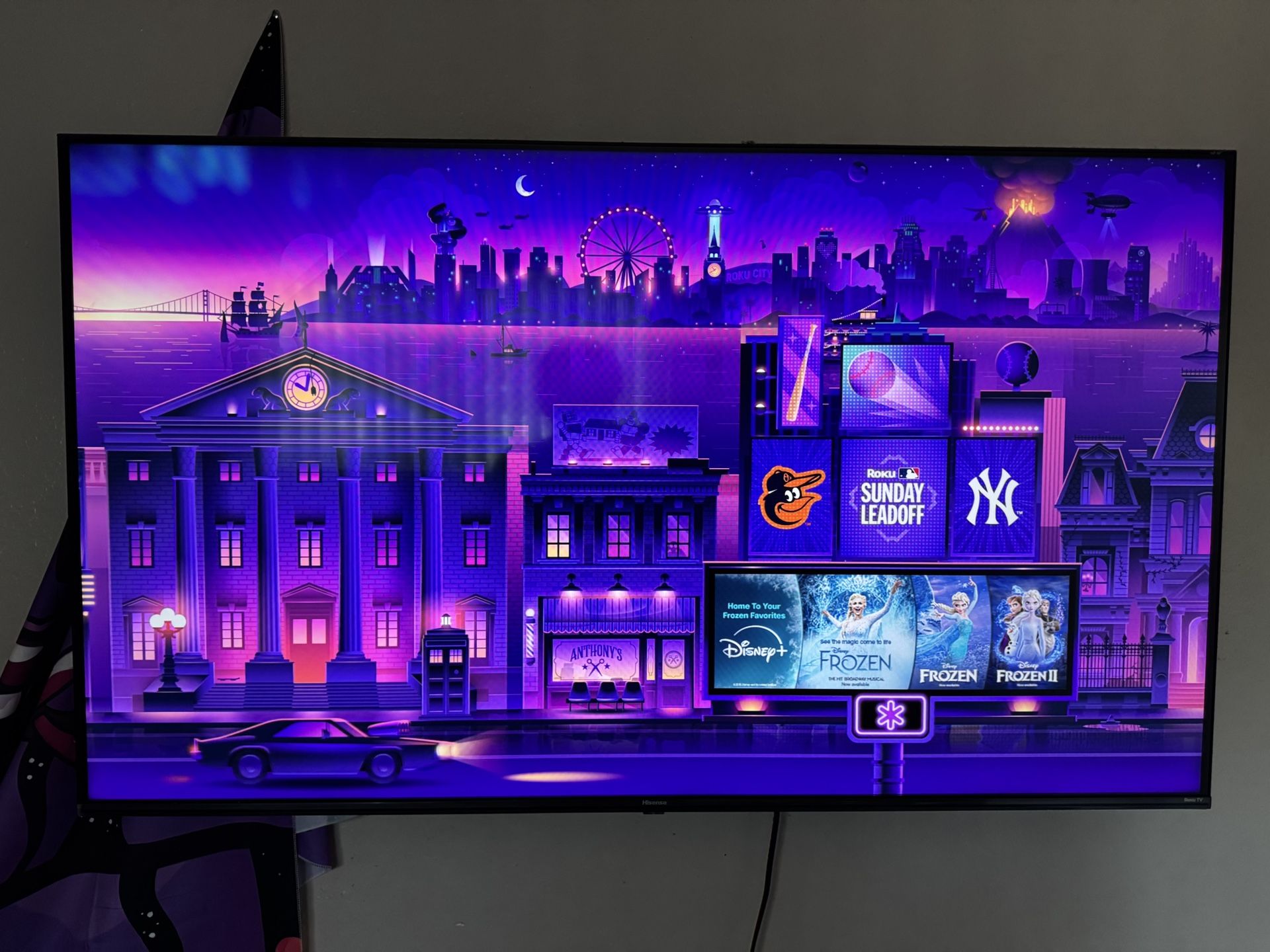 TLC 75” and Hisense 58” TV