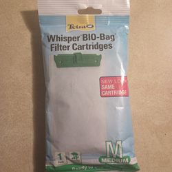 2 Tetra Whisper Assembled Bio-Bag Filter Cartridges for Aquariums Medium 1 Pack.