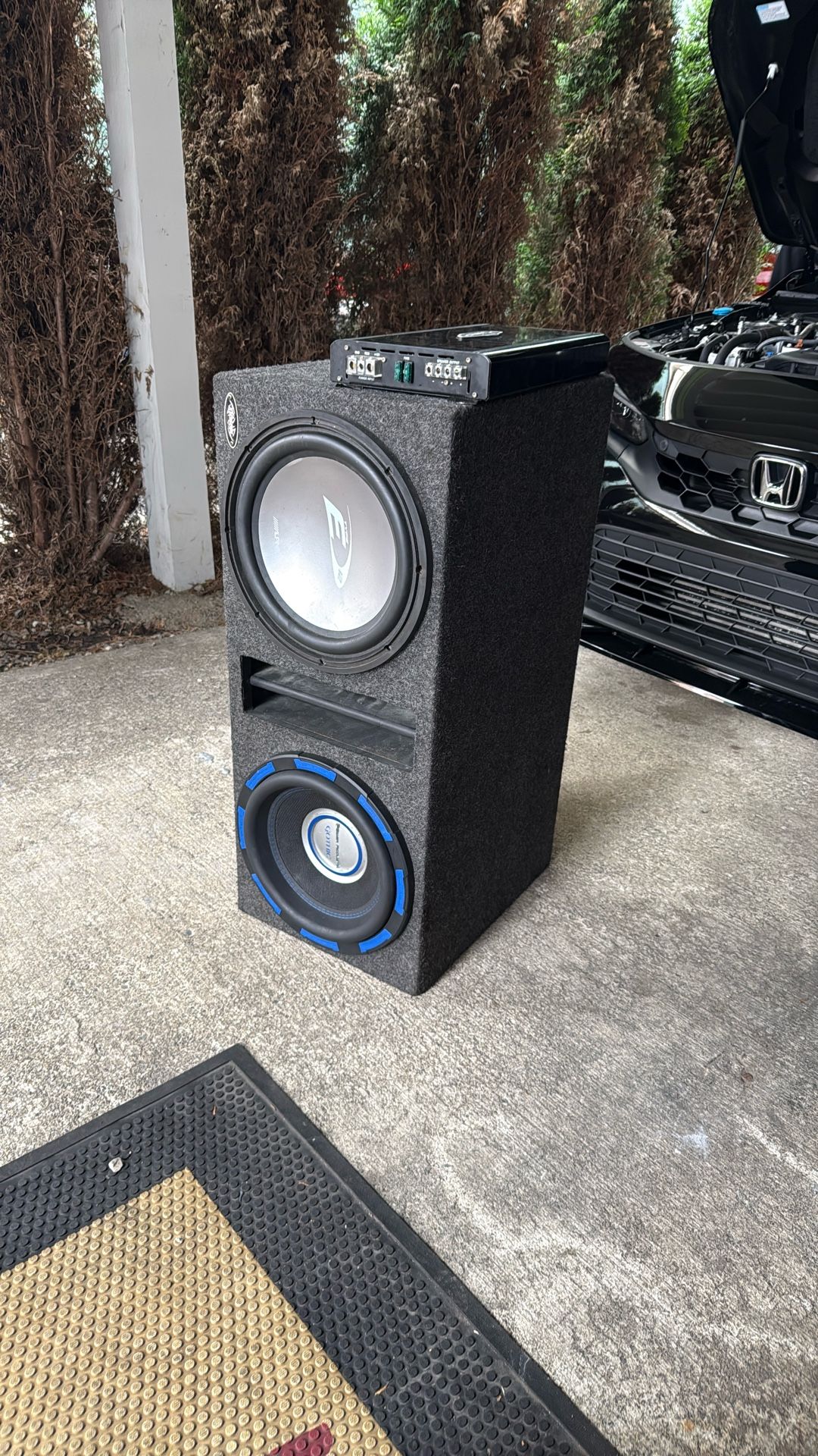 Subwoofer And Amp🔥🔊🔊