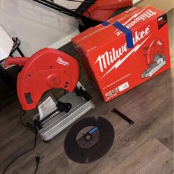 Milwaukee Abrasive Cut Of Machine 