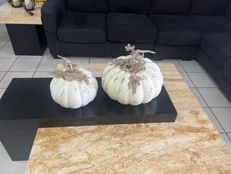 Decorative Pumpkins Set of 2
