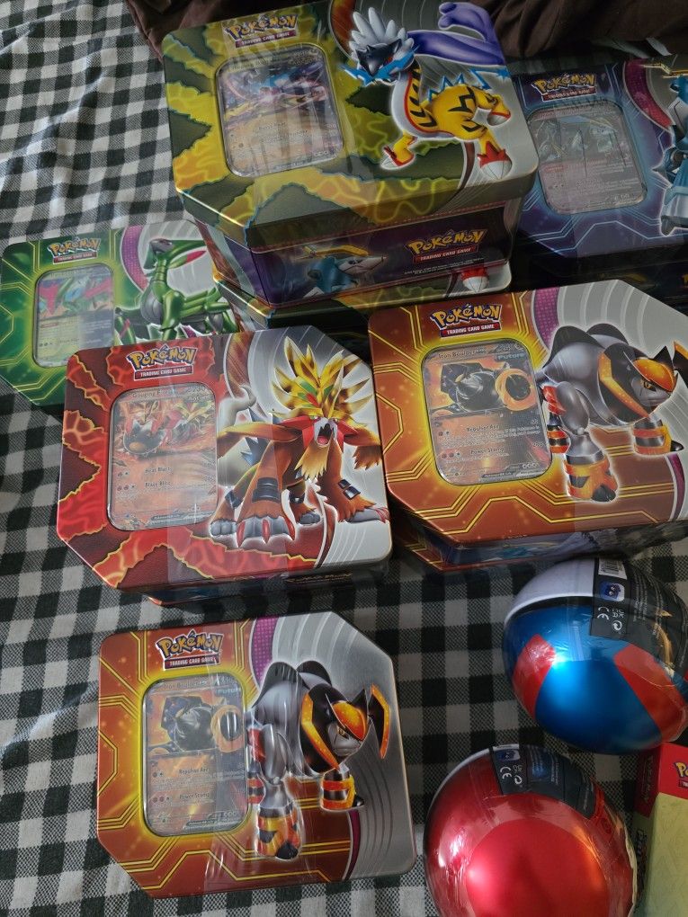 Pokemon Paradox Destinies Tins Plus