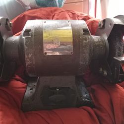Vintage Shop / Garage 6" 20A Bench Grinder