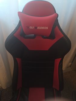 Wolf warriors gaming chair