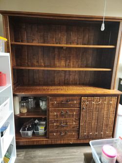 All wood Hutch