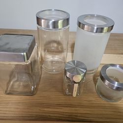 Glass Jars with Lids