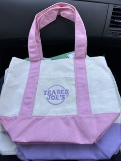 Trader Joe’s Pink Mini Tote Bag 