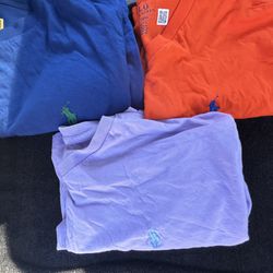 Small + Medium Polo T shirts