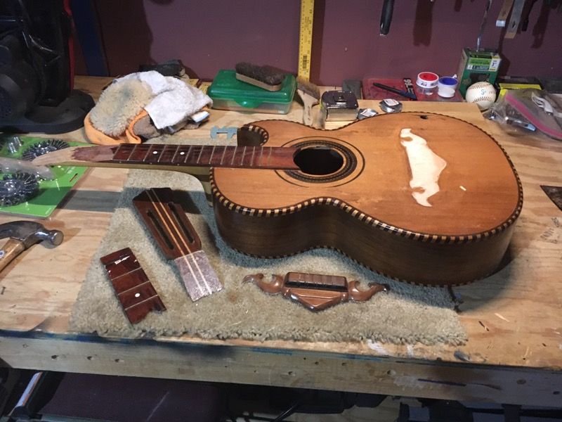 guitar repair ... reparación de guitarras y bajo sextos