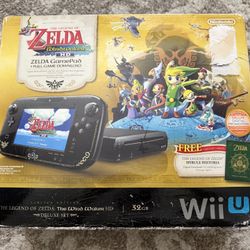Nintendo wii u zelda windwaker hd edition console