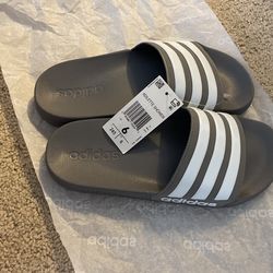 Adidas Slides Size 6 - New