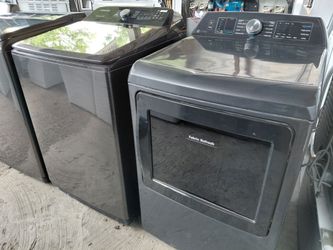 Washer and dryer set with warranty