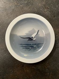 Royal Copenhagen Bing & Grondahl Small Vintage Pottery Ceramic Dish