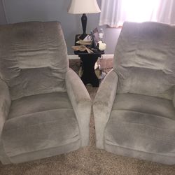 LAZY-BOY CASEY (2 CHAIRS) GREY