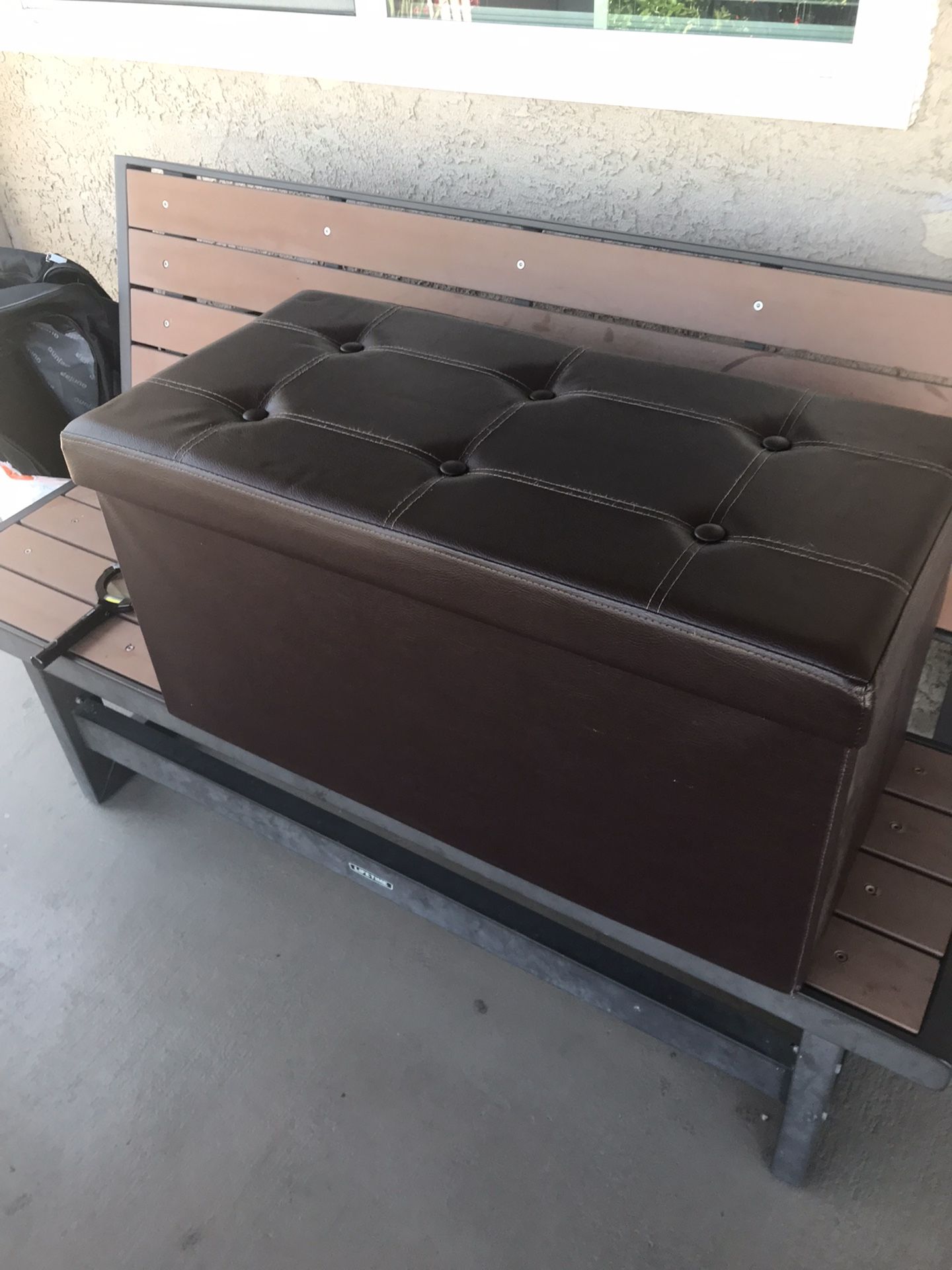 Brown Foot Stool Size 30 L 15 W