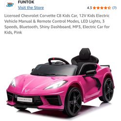Camero Battery Operated Car For Kids 