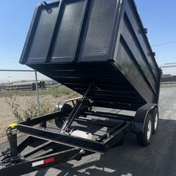 Dump trailer 8x12x4