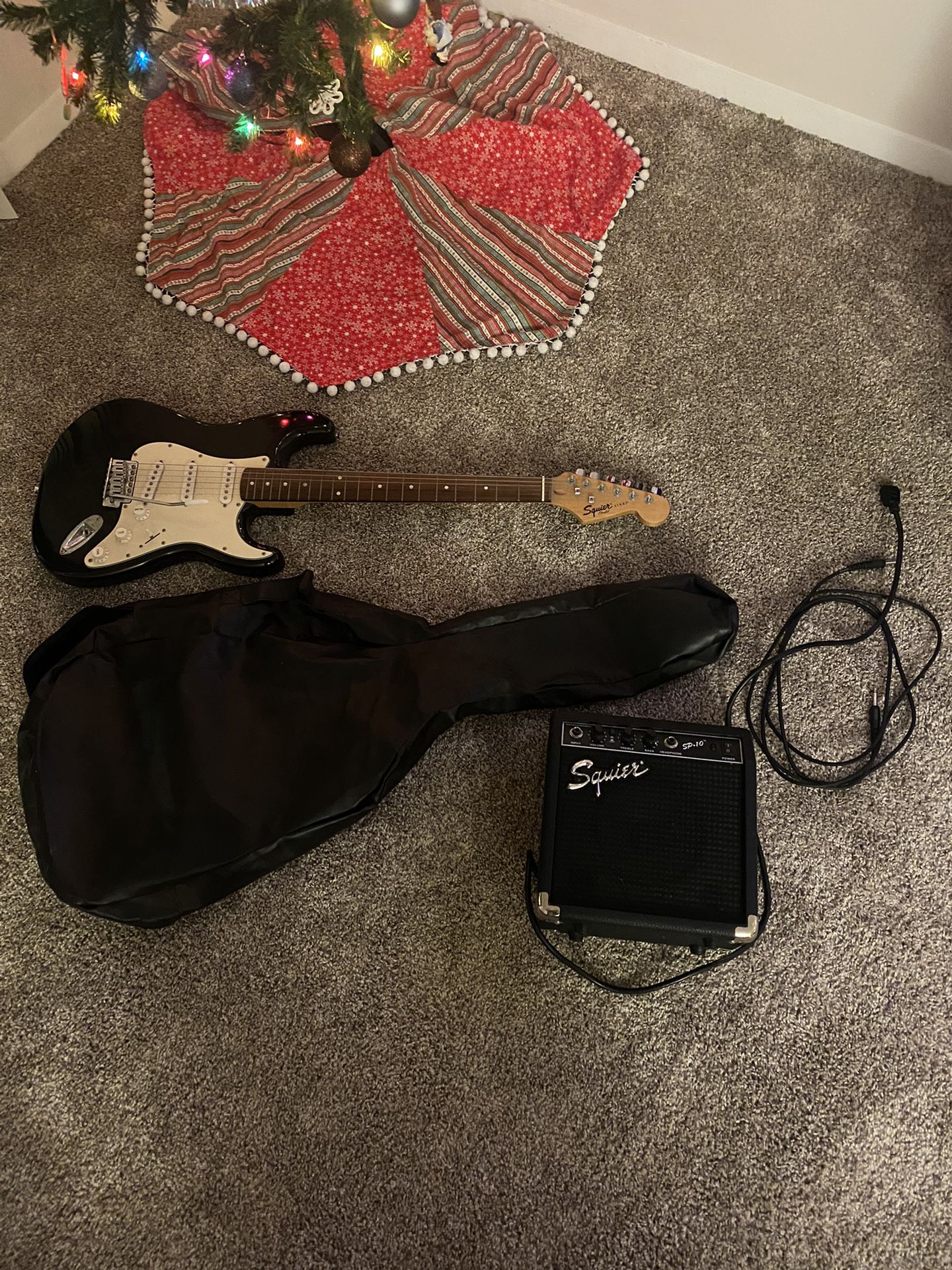 Squire Electric Guitar And Amp