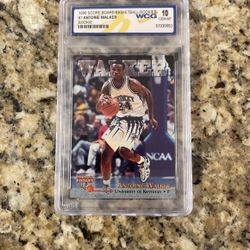 1996 SCORE BOARD BASKETBALL ROOKIES ANTOINE WALKER 