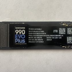 Samsung 990 EVO Plus 2TB NVMe M.2 SSD