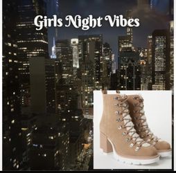 Girls Night Vibes: Sherpa Lined Boot Heels
