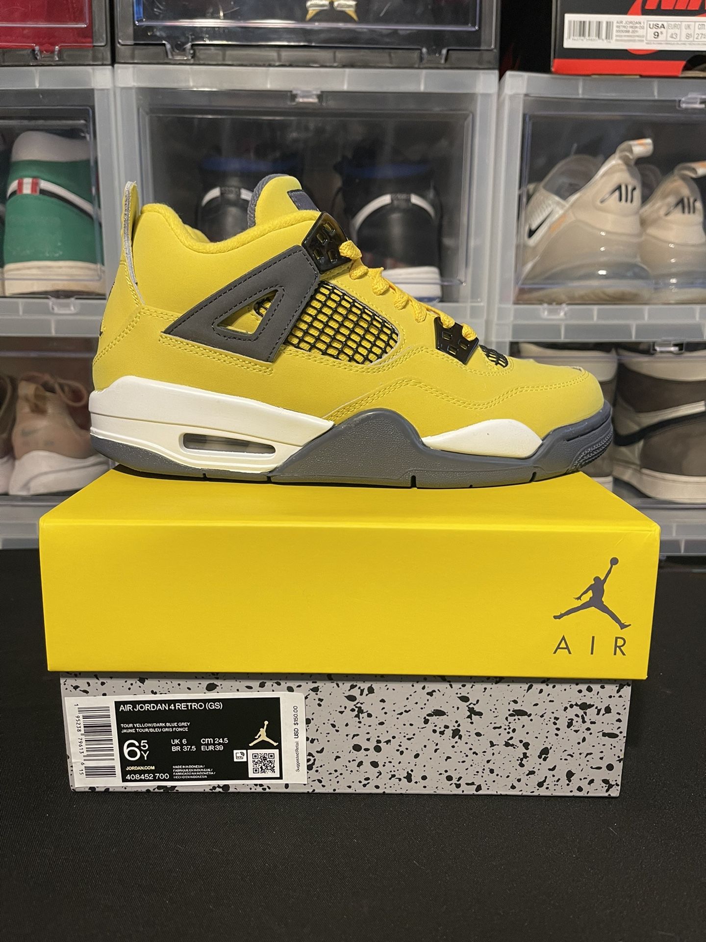 Air Jordan 4 Retro GS “Lightning” | Size 5Y - 7Y