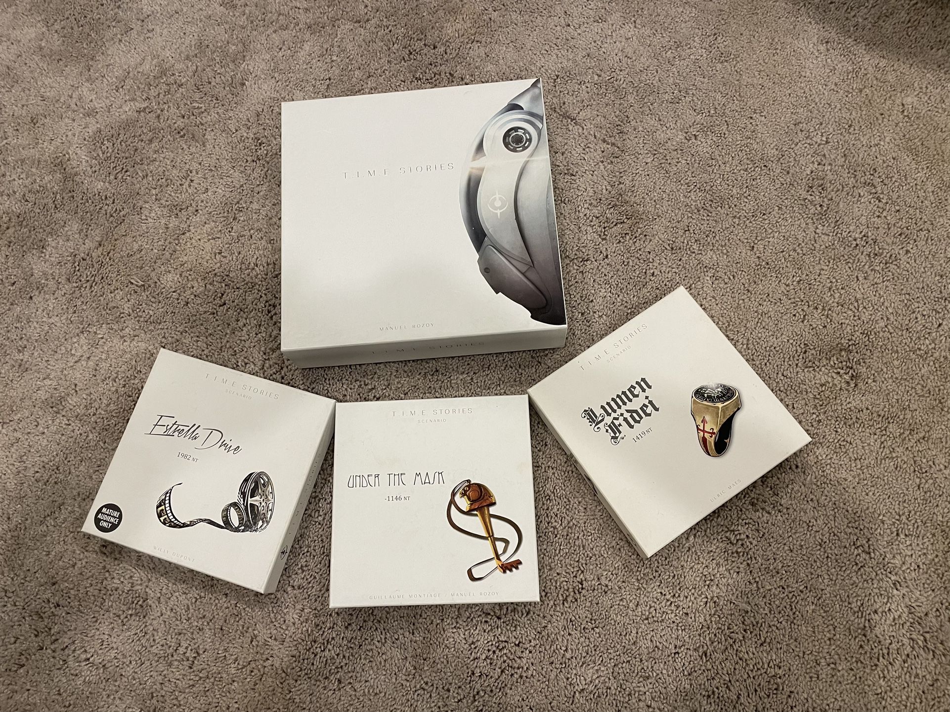 Time Stories Board Game + 3 Expansion Scenarios