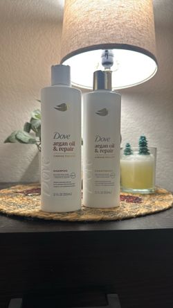 Dove Argan Oil & Repair Shampoo and Conditioner 